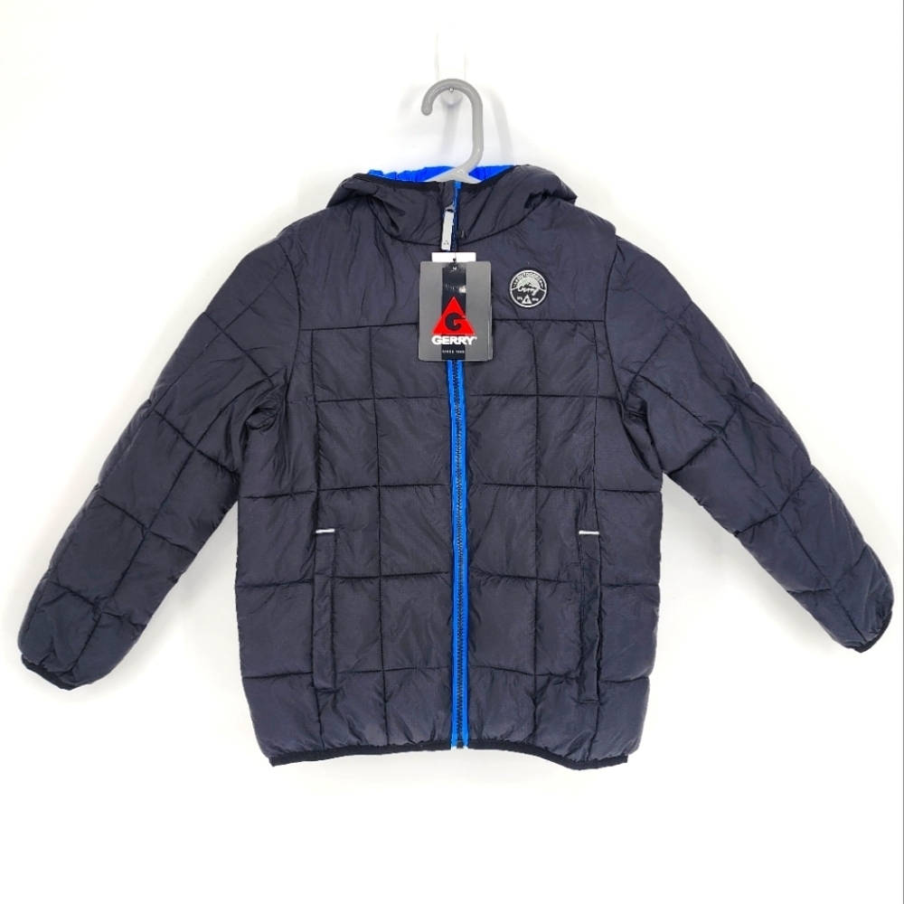 Gerry NWT Boy's Torque Puffer Coat Hooded Black